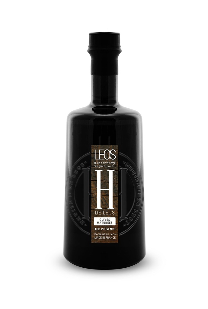 [HLFN50023] DOMAINE DE LEOS Huile d'Olive Fruité Noir Olives Maturées 500ml