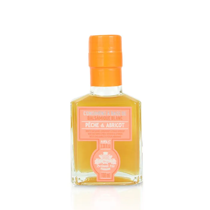 MAISON BREMOND Condiment à base de balsamique blanc à la pêche et abricot 100ml