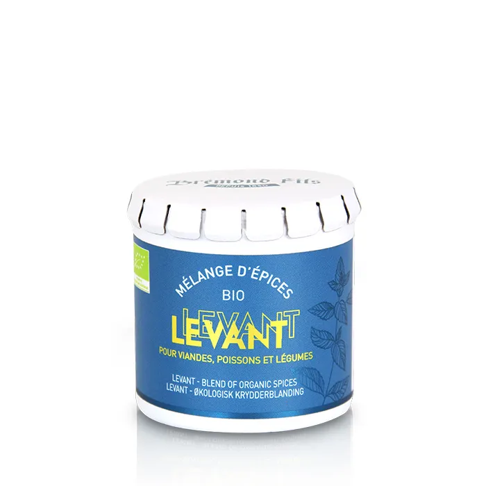 Maison Brémond Mélange d'épices BIO "Levant" pour viandes, poissons et légumes boîte clic-clac 25g