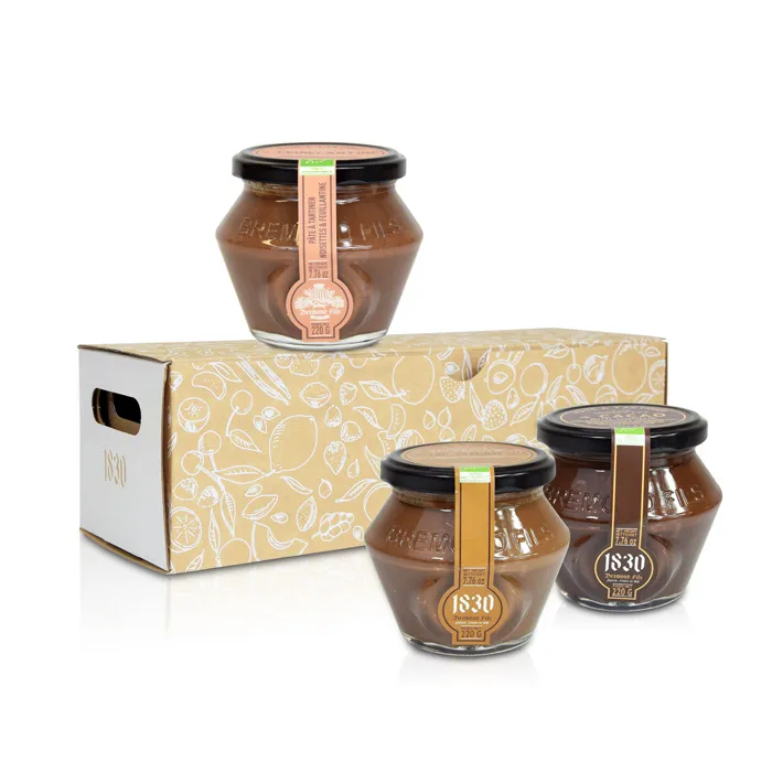 MAISON BREMOND Coffret 3 pâtes à tartiner