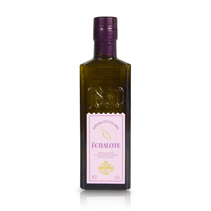 MAISON BRÉMOND Huile d'olive vierge extra aromatisée à l'échalote 250ml (en bouteille)