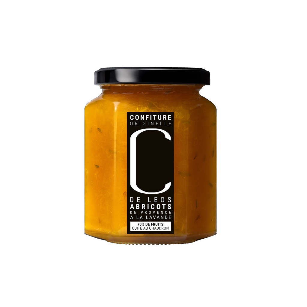 [CLABL323C] DOMAINE DE LEOS Confiture
d'abricots à la lavande 323g