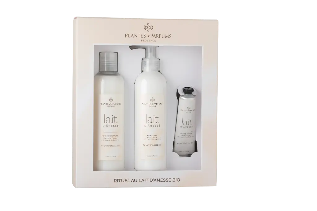 Plantes & Parfums Coffret Rituel au Lait d'Ânesse 