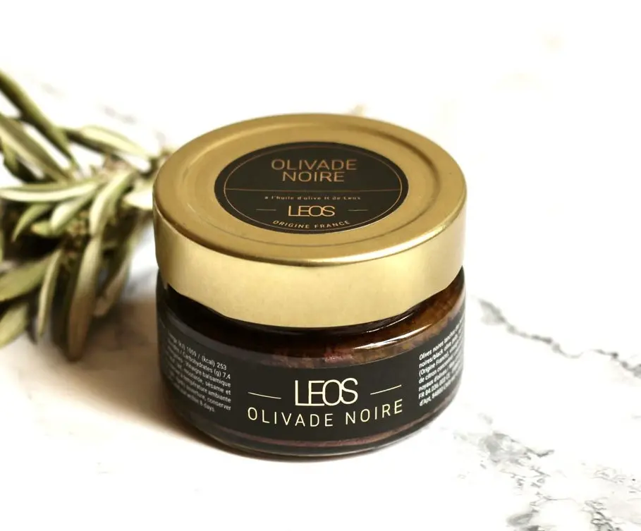 DOMAINE DE LEOS Zwarte Olivade 100g