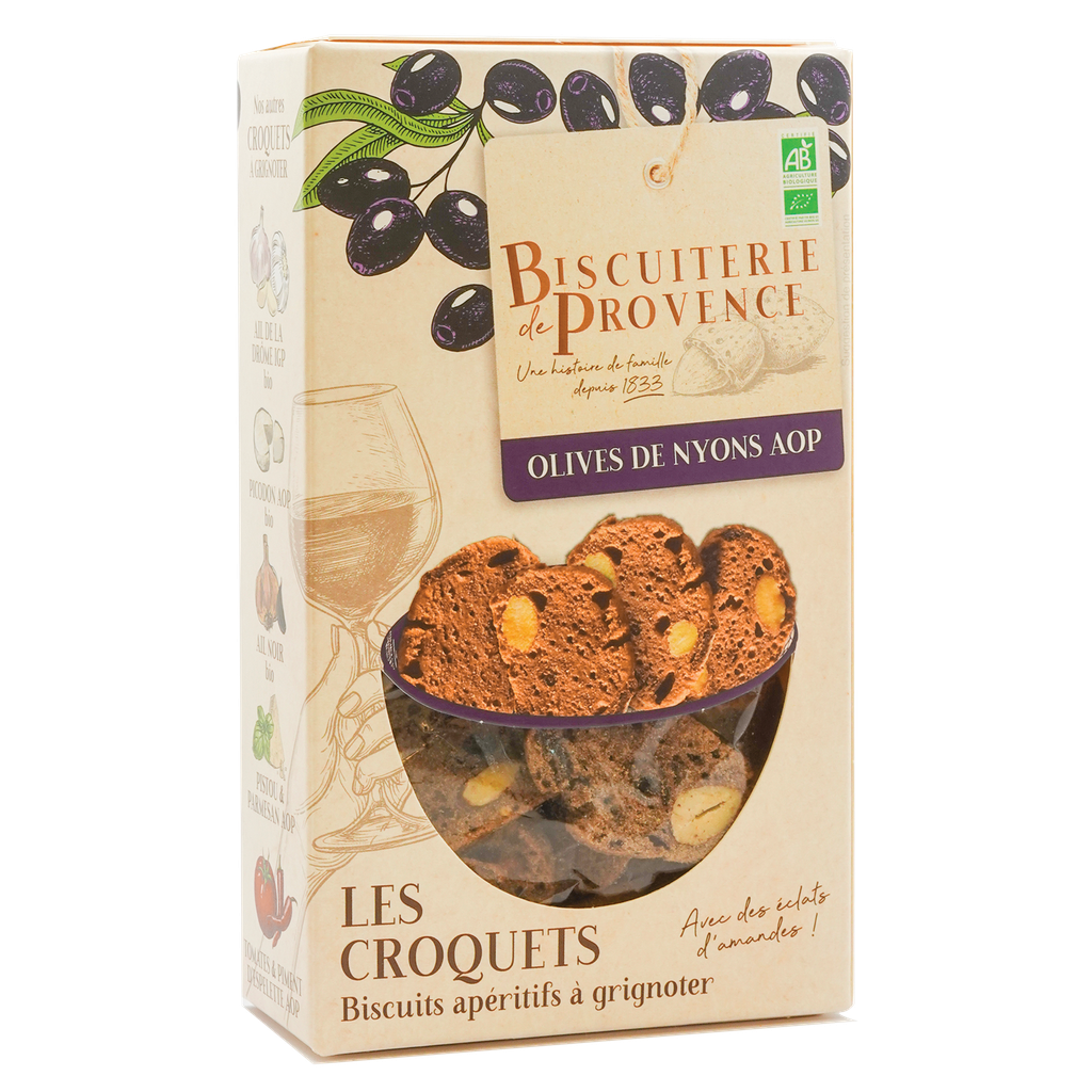[10190.010] Biscuiterie de Provence Croquets olives de Nyons AOP 90g