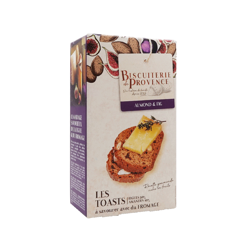 [10001.012] Biscuiterie de Provence Toasts amandes & figues 120g