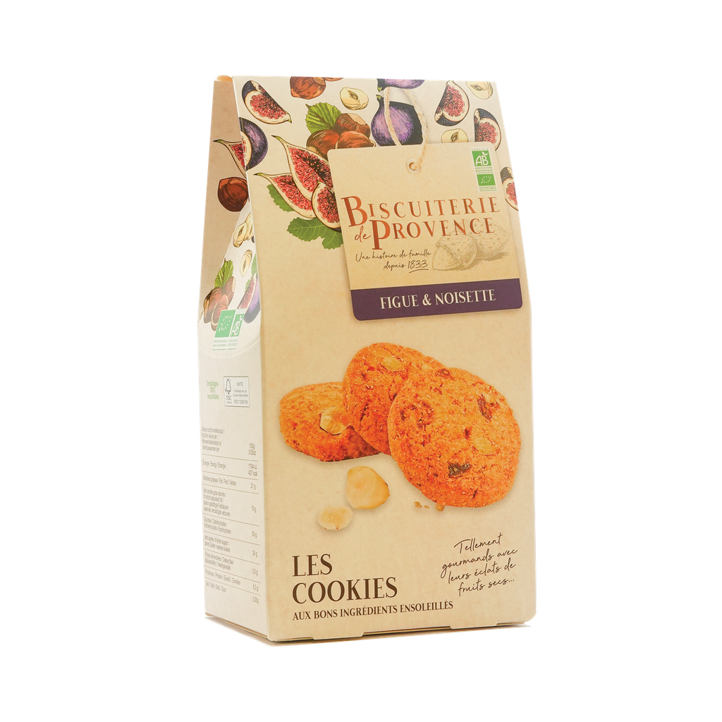 [14052.010] Biscuiterie de Provence Cookies figues et noisettes 120g BIO