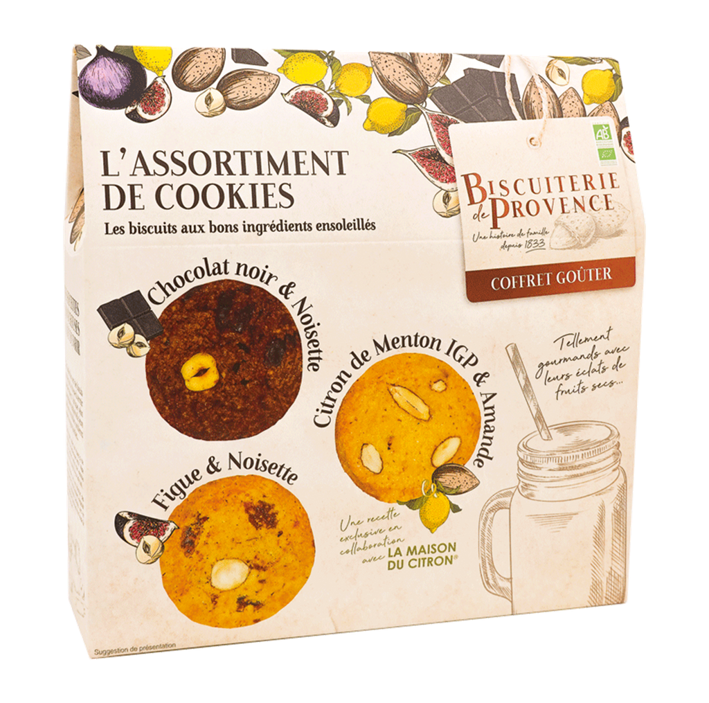 [14110.012] Biscuiterie de Provence Coffret goûter cookies BIO 210g