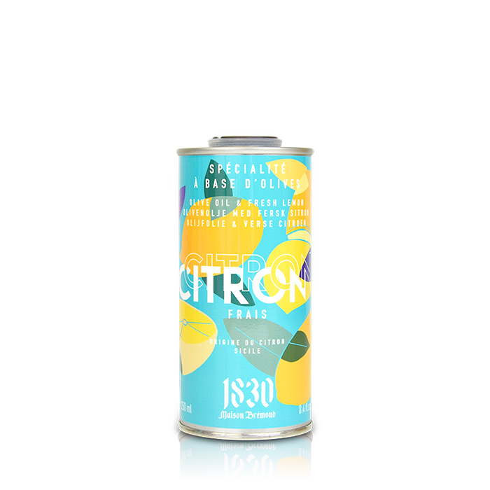 [HABD250CITV3] Maison Bremond Huile d'olive citron frais 250ml