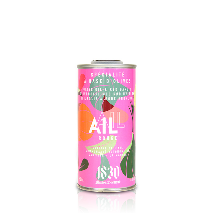 [HABD250AILV3] Maison Bremond Huile d'olive à l'ail rouge 250ml