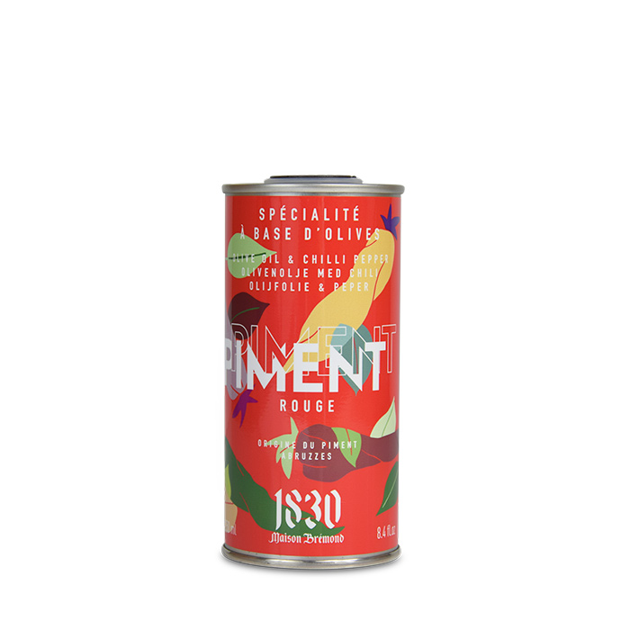 [HABD250PIMV3] Maison Bremond Huile d'olive au piment rouge 250ml