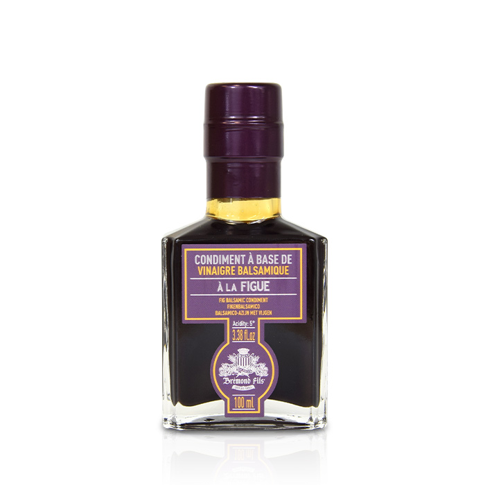 [VBALFIGPR100V2] Maison Bremond Condiment à base de vinaigre balsamique blanc à la figue 100ml