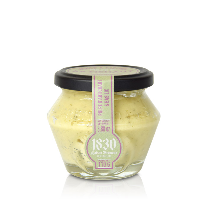 [PULPARBA110] Maison Bremond Pulpe d'artichaut & basilic 110g