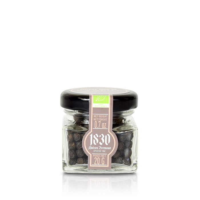 Maison Bremond Poivre noir bio de Kampot 20g 