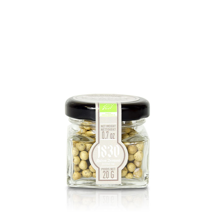 [POIKAMPBIO20BL] Maison Bremond Poivre blanc bio de Kampot 20g