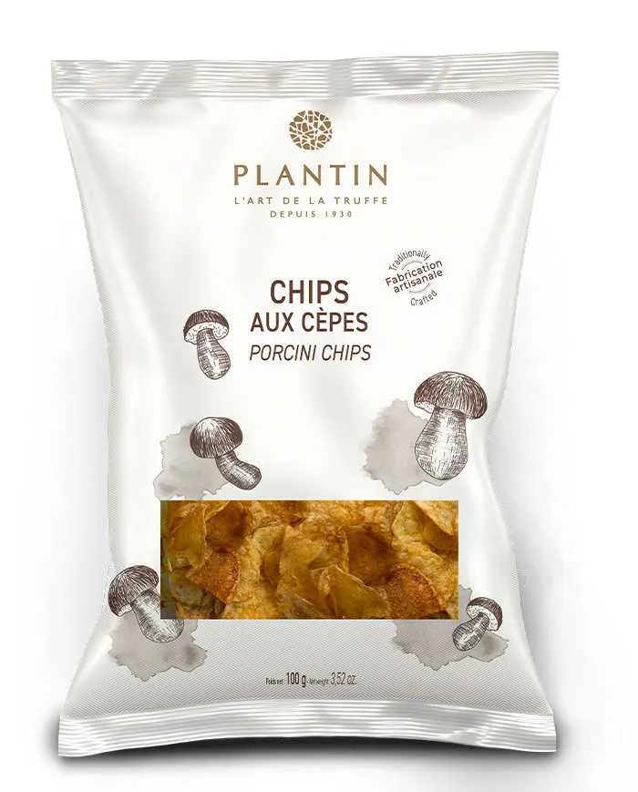 Plantin Chips aux cèpes 100g
