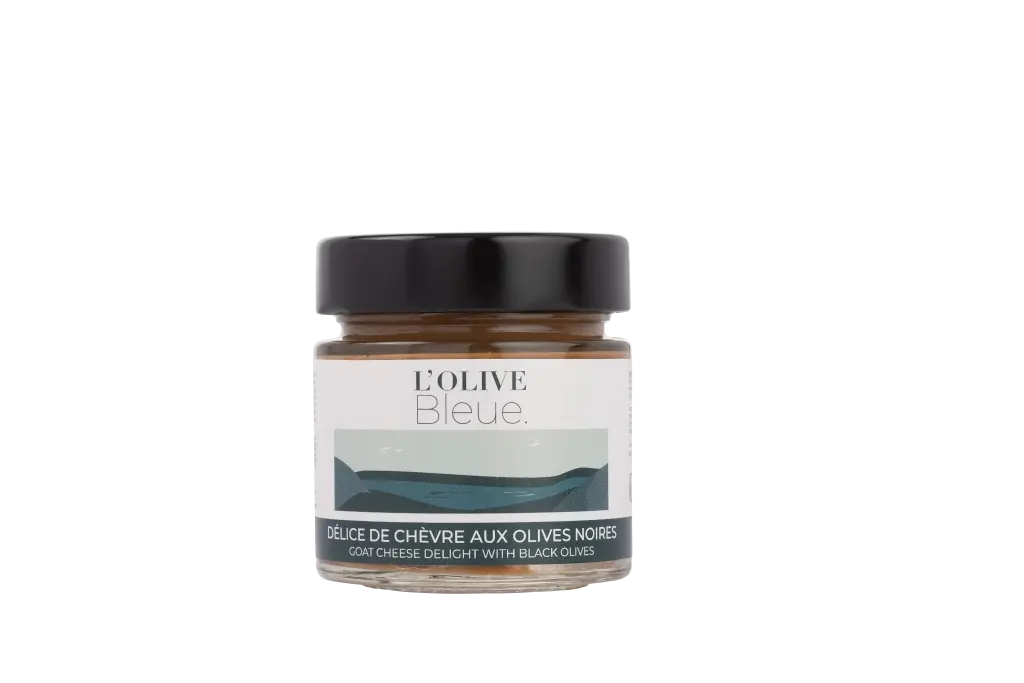 L'Olive Bleue Délice de Chèvre aux Olives Noires 90g