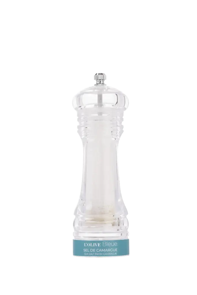 L'Olive Bleue Petit Moulin Acrylique Sel de Camargue 45g