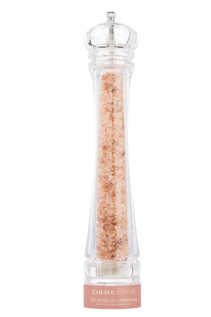 [610453] L'Olive Bleue Grand Moulin Acrylique Sel Rose de l'Himalaya 180g