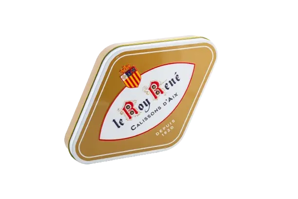 [CAL00750] Le Roy René Boite losange 18 calissons d'Aix
