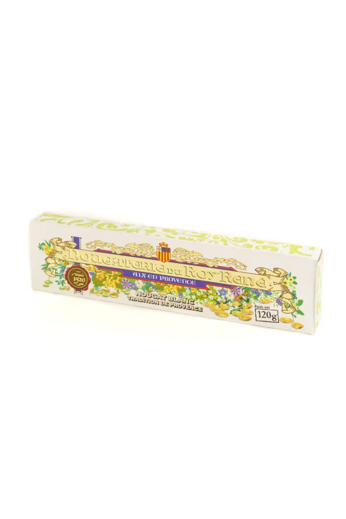 [NOU00326] Le Roy René Nougat blanc de Provence 120gr