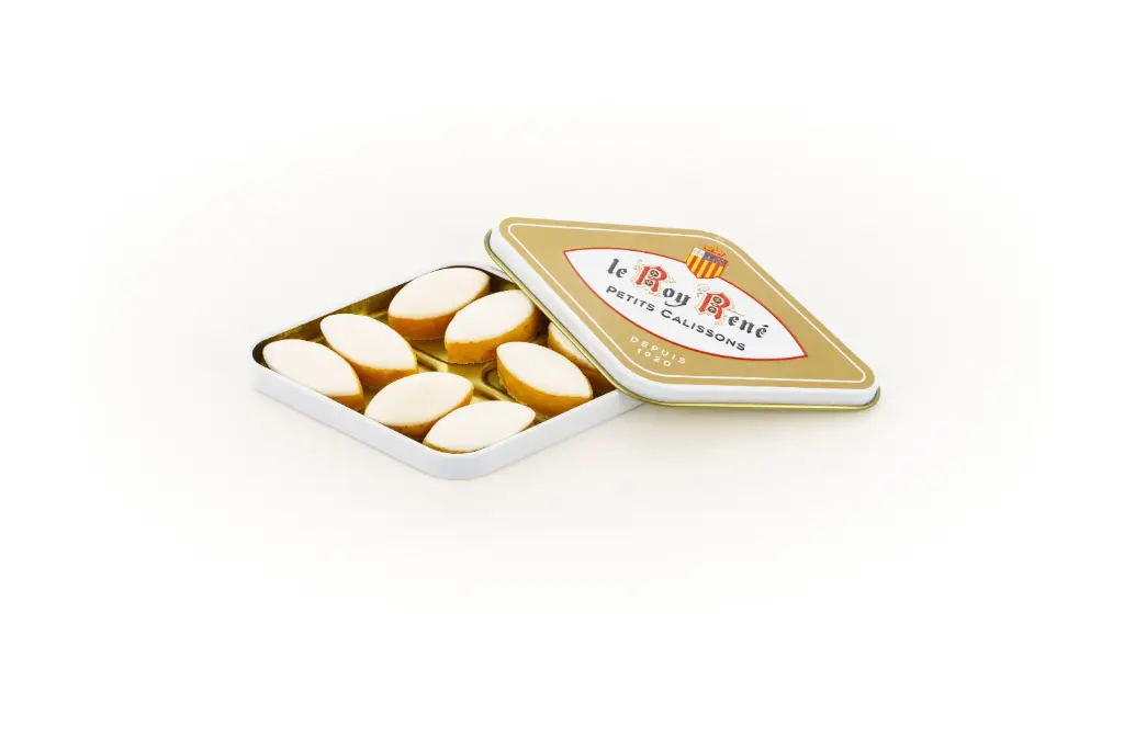 [CAL00726] Le Roy René Boite Losange 8 Petits Calissons Amande
