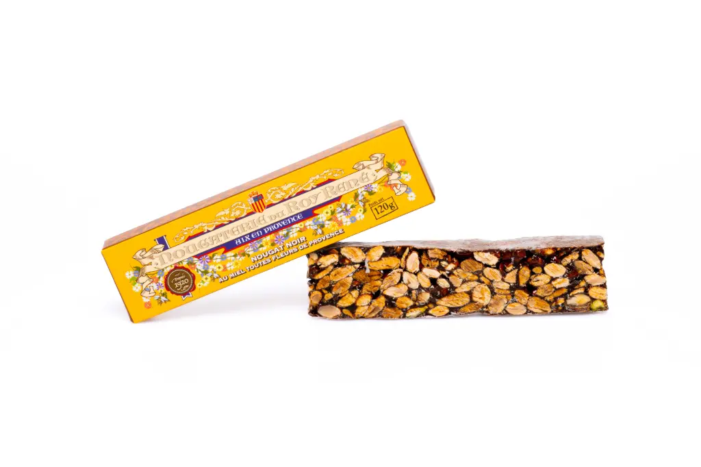 [NOU00327] Le Roy René Nougat noir de Provence 120gr