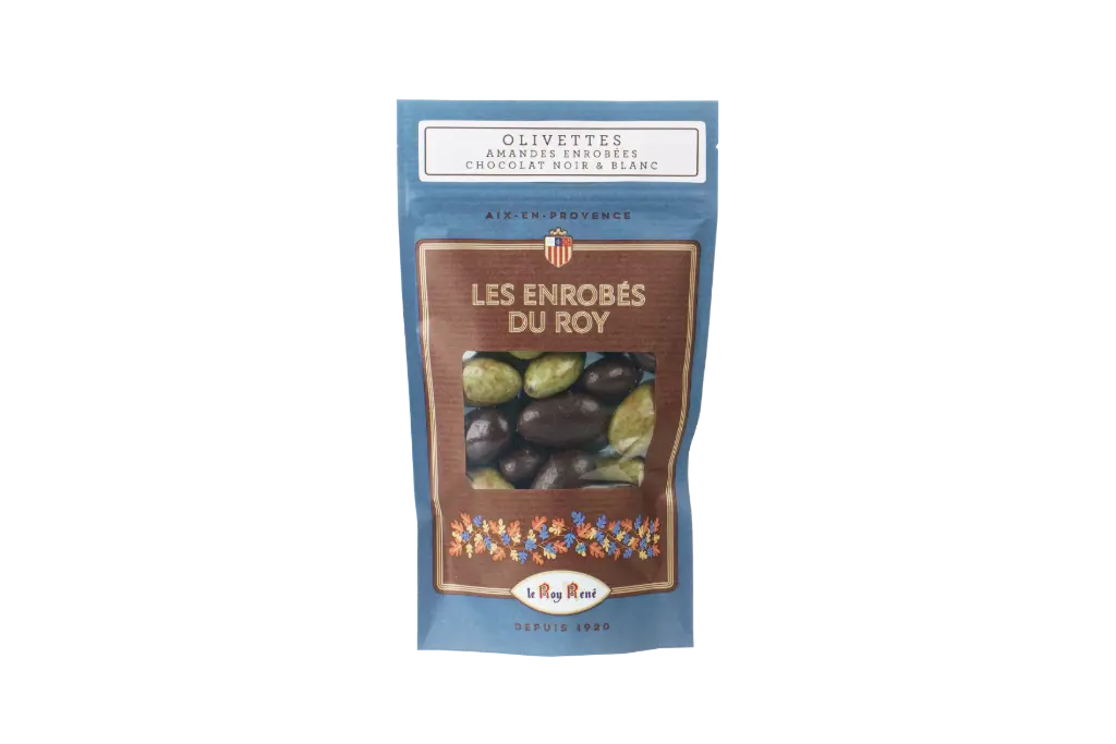 [CHO01046] Le Roy René Olivettes au chocolat