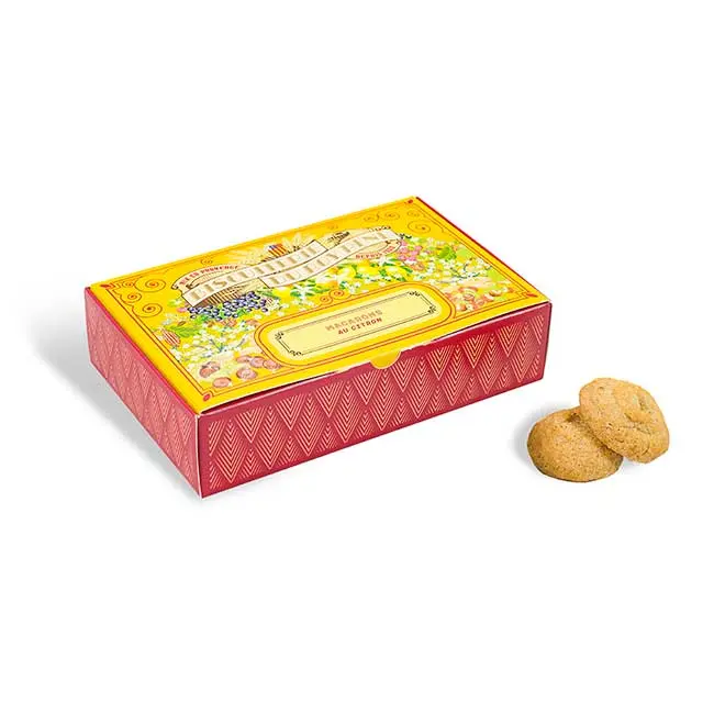 Le Roy René Macarons aux écorces de citron confites