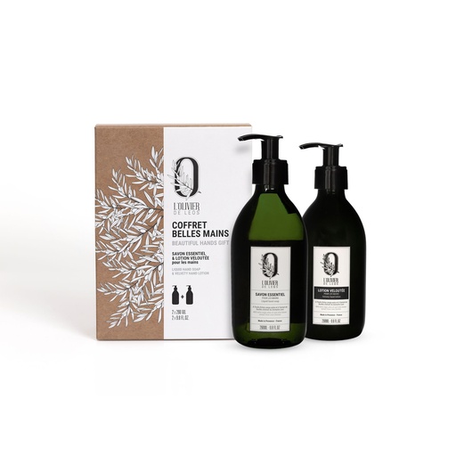 [4694055] L'OLIVIER DE LEOS
Coffret belles mains
savon essentiel+lotion
veloutée