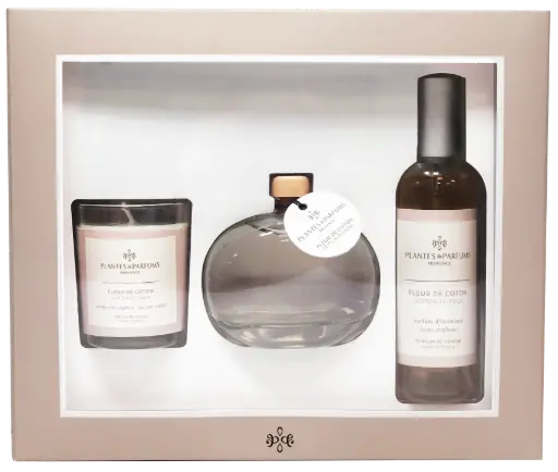 [900231] Plantes & Parfums Coffret Senteurs d'Intérieur Fleur de Coton 