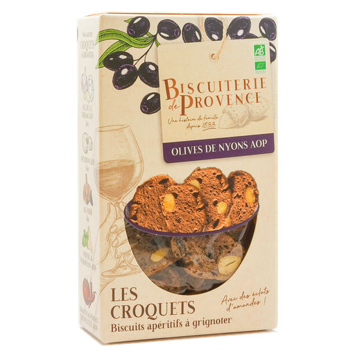 Biscuiterie de Provence Croquets olives de Nyons AOP 90g
