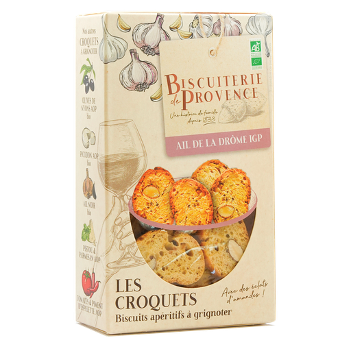 Biscuiterie de Provence Croquets ail de la Drôme IGP 90g
