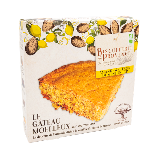 Biscuiterie de Provence Gâteau amandes & citron de Menton 225g
