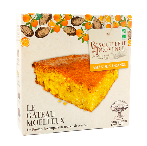 Biscuiterie de Provence Gâteau amandes & orange 225g
