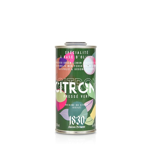 Maison Bremond Huile d'olive au citron pressé vert 250ml