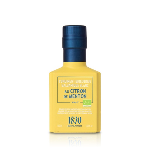 Maison Bremond Condiment à base de balsamique blanc au citron de menton bio 100ml
