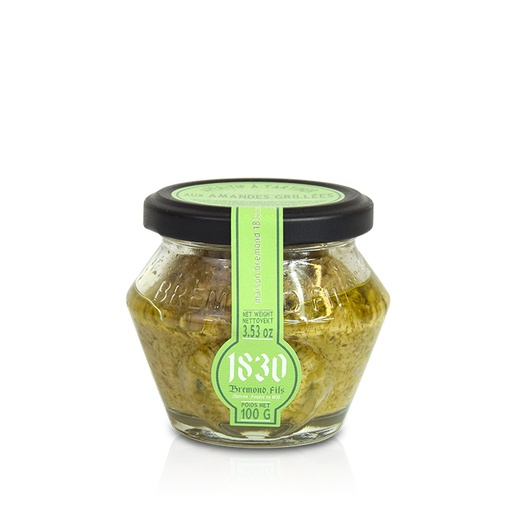 Maison Bremond Pulpe d'olives vertes aux amandes grillés & balsamiques blanc 100g