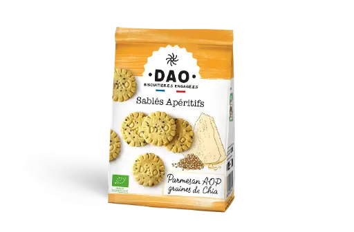 Dao Sablés Parmesan et graines de chia