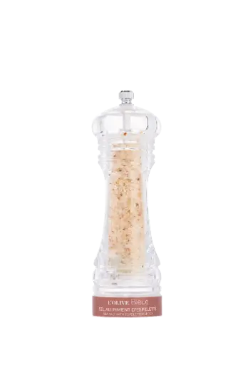 L'Olive Bleue Petit Moulin Acrylique Sel au Piment d'Espelette 45g