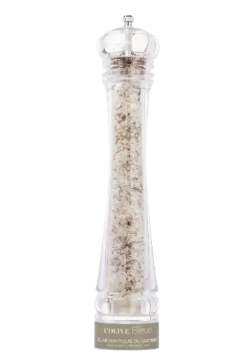 L'Olive Bleue Grand Moulin Acrylique Sel Aromatique du Jardinier 140g