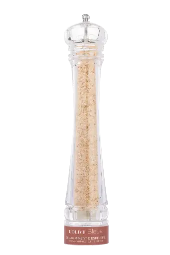 L'Olive Bleue Grand Moulin Acrylique Sel au Piment d'Espelette 125g